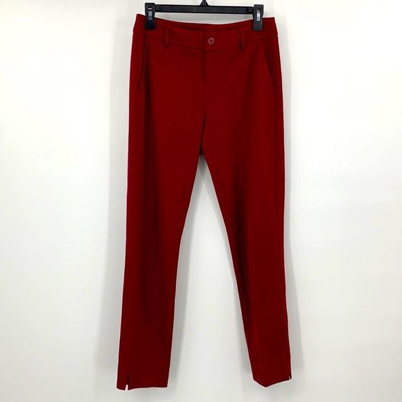 CAbi Pants - CAbi #3201 Ava Skinny High Waist Trouser Rhubarb 4
